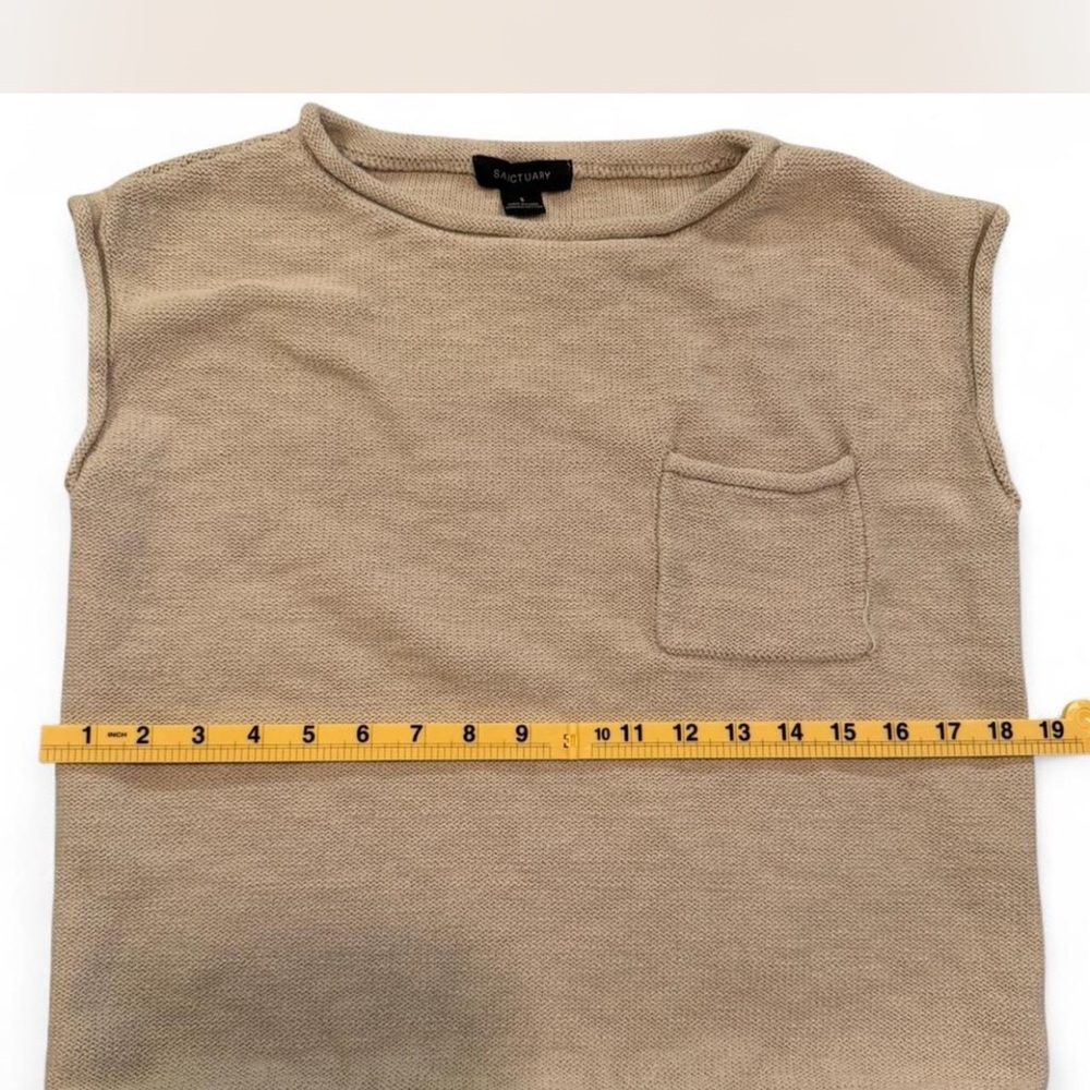 Tan Sleeveless Top